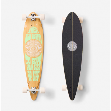Лонгборд для Серфинга и Круиза OXELO Pintail 500 Trippy Green 32.28" 82 x 21 см Разноцветный