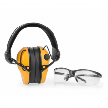 Профессиональные Активные Тактические Наушники REALHUNTER Active Pro Очки Оранжевый (258-024)