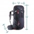 Туристический Рюкзак QUECHUA 20л 500MH 60 x 30 x 20 см с Чехлом от Дождя Синий Совместимые с Питьевой Системой