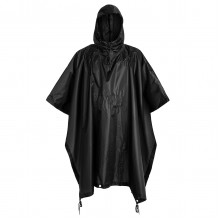 Дождевик Пончо Унисекс MFH Ripstop 144 см x 223 см Черный (08524A) 
