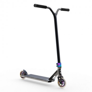 Трюковый Самокат OXELO MF540 (Рост от 150см, 120-е колеса) для Фристайла Серебристый