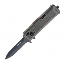 Складной Пружинный Нож Schrade OTF Assist Spear Saw Knife Черный OTF8BS