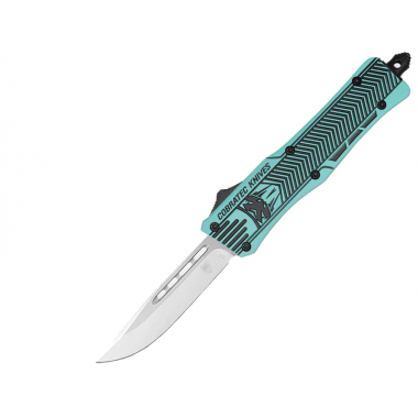 Складной Пружинный Нож CobraTec Синий OTF Medium Hunter 06CT080