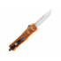 Складной Пружинный Нож CobraTec Оранжевый OTF Medium Hunter 06CT078