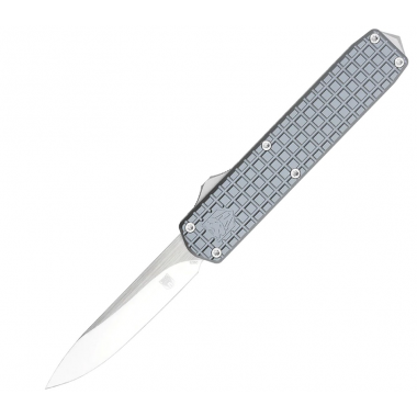 Складной Пружинный Нож CobraTec Серый Large Warrior Drop-Point M390 06CT108