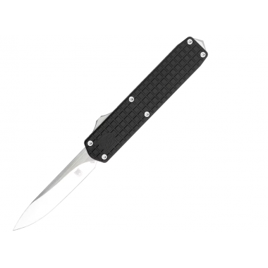 Складной Пружинный Нож CobraTec Черний Large Warrior Drop-Point M390 06CT109
