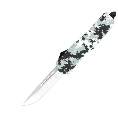 Складной Пружинный Нож CobraTec Зеленый FS-3 Large Drop-Point Spring – Woodland 06CT069