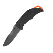 Складной Нож ESP EK-BO-01-S Черно-Оранжевый с Профилем Клинка Drop-Point из Японской Стали AUS-8
