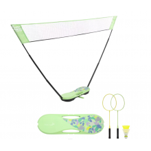 Набор для Бадминтона PERFLY Fun Set Д. 3 х В. 1,4 м (Сетка, Ракетки, Воланы) Салатовый