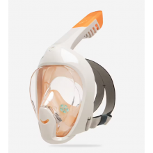 Полнолицевая Детская Маска Subea Easybreath Freetalk XS (от 4 до 10 лет) для Плавания, Ныряния, Снорклинга Оранжевый