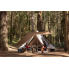 Туристическая Палатка с Тамбуром QUECHUA Tepee 5.2 из Поликотона Пятиместная Двухкомнатная Водонепроницаемая