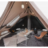 Туристическая Палатка с Тамбуром QUECHUA Tepee 5.2 из Поликотона Пятиместная Двухкомнатная Водонепроницаемая