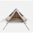 Туристическая Палатка с Тамбуром QUECHUA Tepee 5.2 из Поликотона Пятиместная Двухкомнатная Водонепроницаемая