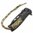 Складной Нож Mil-Tec Paracord Camo Камуфляж (15318400) с Кремнем (1)