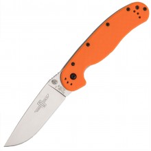 Складной Нож Ontario RAT-1 Silver Plain Оранжевый (ON8848OR)