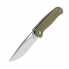 Складной Нож Badger Outdoor D2 Orix Чехол из Нейлона Зеленый  (1)