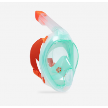 Полнолицевая Маска для Плавания Ныряния Снорклинга Subea Easybreath+ Freetalk M/L Зеленый