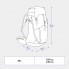 Туристический Рюкзак QUECHUA MH500 38л 62см x 30см x 31см Оранжевый Совместимые с Питьевой Системой