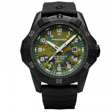  Мужские Часы ProTek PT1015SFC USMC 250th Birthday Edition Зеленый 1015SFC