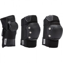  Комплект Защиты Взрослый OXELO (L) из 3 Элементов FIT500 Черный